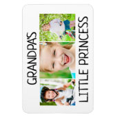 3フォトグランパズリトルプリンセス孫 マグネット (縦)