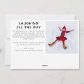 3フォトコラージクリスマスカードスピリッツ明るい シーズンカード (裏面)