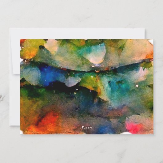 3フォトコラージクリスマスツリー シーズンカード (裏面)