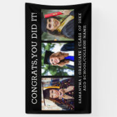 3フォトコラージュおめでとう2023年卒業 横断幕 (縦)