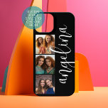 3フォトコラージュで背景色を編集できる iPhone 15ケース<br><div class="desc">Instagramアカウント写真や他の人気がある共有アプリを3つの正方形の写真で使用しユニークて、個人的なギフトを作成する。変更をもし行うには、ツークリックルの写真を調整する必要がある。</div>