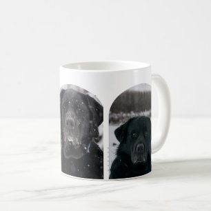 3フォトコラージュのテンプレート パーソナライズされた コーヒーマグカップ