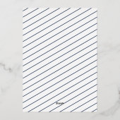 3フォトコラージュシンプルモダンハヌカー 箔シーズンカード (裏面)