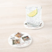 3フォトコラージュモダンファエレガントミリ愛 コースター (側面)