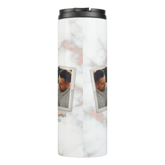 3フォトコラージュモダンファエレガントミリ愛 タンブラー (裏面)