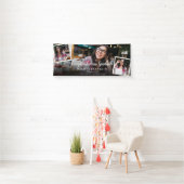 3フォトコラージュモダン卒業式パーティー 横断幕 (インサイチュ)