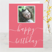 3フォトコラージュラブユーおばあちゃんハッピーバースデー カード (黄色い花)