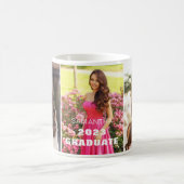 3フォトコラージュ卒業 コーヒーマグカップ (中央)