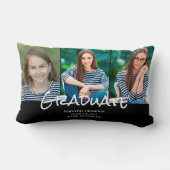 3フォトコラージュ卒業 ランバークッション (裏面)