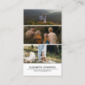 3フォトコラージュ撮モダン影 名刺 (正面)