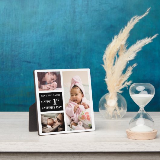 3フォトコラージュ新父ハッピーファースト・ファースト・ファーザー フォトプラーク (インサイチュ)