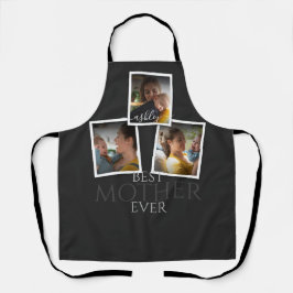 3フォトコラージュ母の家族が思い出に残る母の日 エプロン