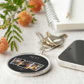 3フォトコラージュ母の家族が思い出に残る母の日 キーホルダー (側面)