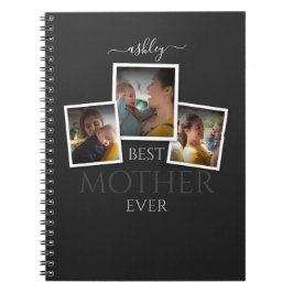 3フォトコラージュ母の家族が思い出に残る母の日 ノートブック