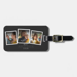 3フォトコラージュ母の家族が思い出に残る母の日 ラゲッジタグ