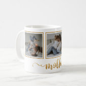 3フォトコラージュ母の日ギフトマグ コーヒーマグカップ (正面左)