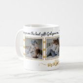 3フォトコラージュ母の日ギフトマグ コーヒーマグカップ (正面左)