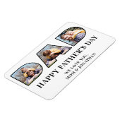 3フォトコラージュ父の日パパ写真切り出し マグネット (左側)