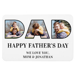 3フォトコラージュ父の日パパ写真切り出し マグネット