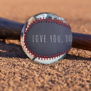 3フォトコラージュ父の日ラブユーパパ海軍 野球ボール