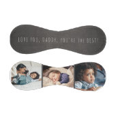 3フォトコラージュ父の日ラブユーDaddy gray 野球ボール (パネル)