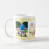 3フォトコラージュ、カスタムタイポグラフィ – おばあ素晴らしちゃん コーヒーマグカップ (左)