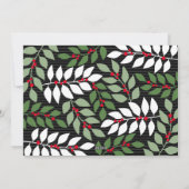 3フォトコラージュ – Joyful Season's Greetings Black シーズンカード (裏面)