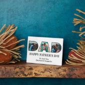 3フォトコラージュHappy Father's Dayフォト切り出し フォトプラーク (側面)