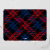 3フォトスパークルメリークリスマスグリーティング金ゴールド 箔シーズンカード (裏面)