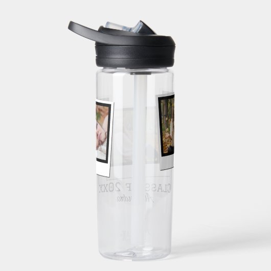 3フォトスパーソナライズされたナップショットのフレームの卒業 ウォーターボトル (右面)