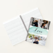 3フォトターコイズ水彩 ノートブック (内部)