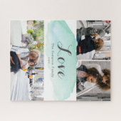 3フォトターコイズ水色 ジグソーパズル (横)