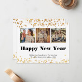 3フォトハッピー年賀状 ノートカード (正面/裏面インサイチュ)
