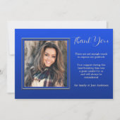 3フォトハートフェルト悔やみや弔慰サンキューカード サンキューカード (正面)