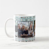 3フォトパターモダンン コーヒーマグカップ (左)