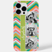 3フォトフィルムストリップコラージシェフカラフルロンライム Case-Mate iPhoneケース (裏面)