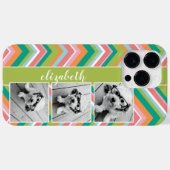 3フォトフィルムストリップコラージシェフカラフルロンライム Case-Mate iPhoneケース (裏面 (横))