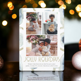 3フォトホリデーすてきズクリスマス シーズンカード