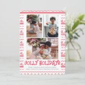3フォトホリデーすてきズクリスマス シーズンカード (スタンド正面)