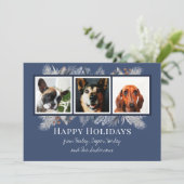 3フォトボタニカルフローラ水彩ハッピー シーズンカード (スタンド正面)