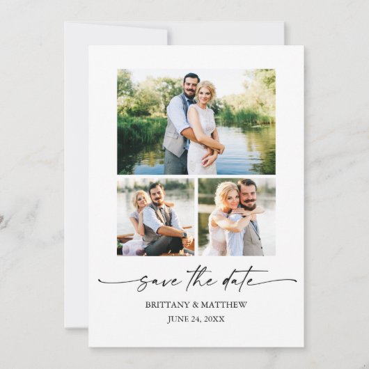 3フォトミニマルモダンナリストインクペンスクリプト セーブザデート (正面)