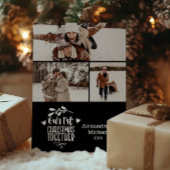 3フォトミニマル初めてのクリスマスを合わせる シーズンカード