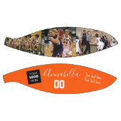 3フォトロゴメッセージプレーヤーの名前と番号 バスケットボール (パネル)