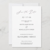 3フォートスエレガンテインタネアスセシオンパレジャフェリズ セーブザデート (裏面)