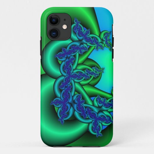 3フラクタルアートiPhoneのカスタムパワー5ケース Case-Mate iPhoneケース (裏面)