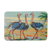 3フラミンゴ バスマット (正面)