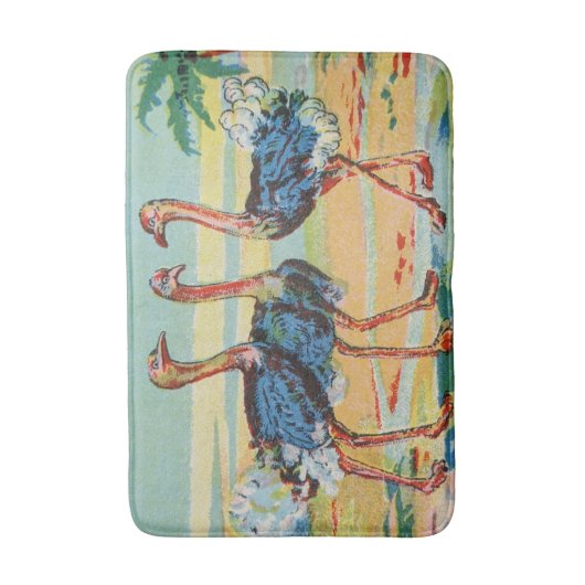 3フラミンゴ バスマット (正面縦)