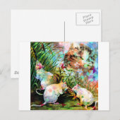 3ブラインドネズミ.jpg ポストカード (正面/裏面)