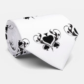 3ブラックスペードトライバルサンダー_コーブ ネクタイ (ロール)