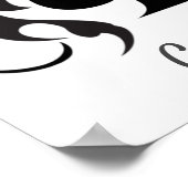 3ブラックスペードトライバルサンダー_コーブ ポスター (角)